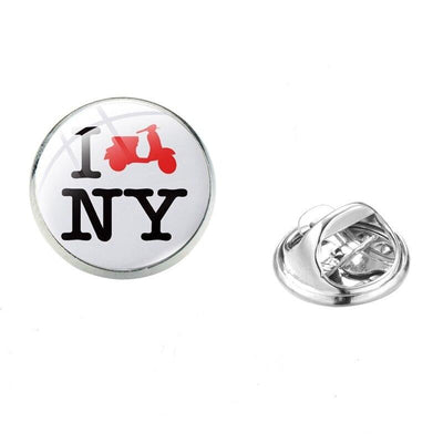 New York vintage badge