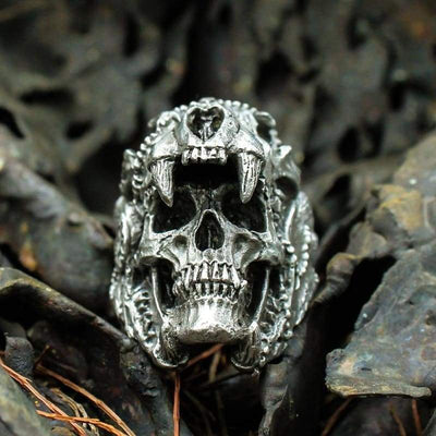 Vintage Indian Skull Ring
