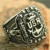 Vintage US Navy Silver Ring