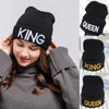 Vintage Queen And King Beanie
