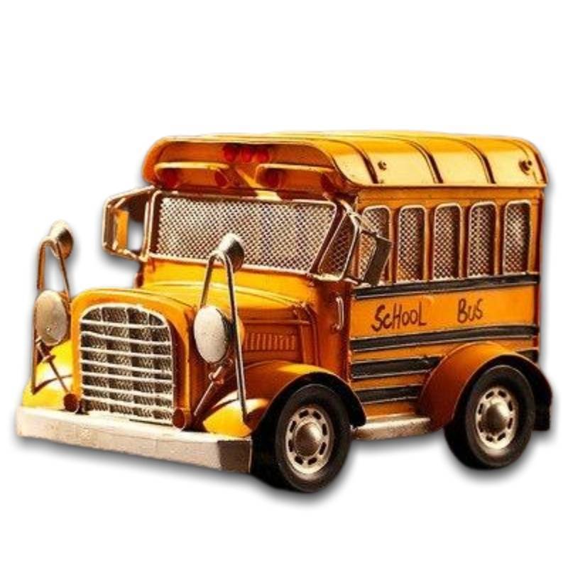 Vintage American Bus Figurine