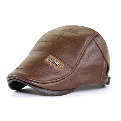Vintage Leather Cap