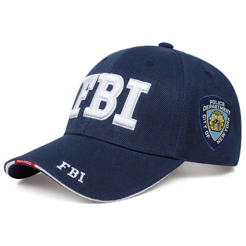 Blue Vintage FBI Cap