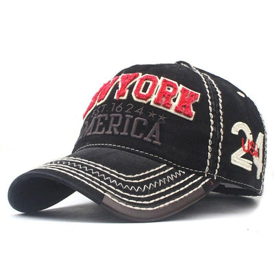 Vintage New York Red And Black Cap