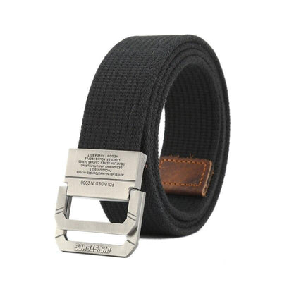 Vintage Cowboy Double Buckle Belt