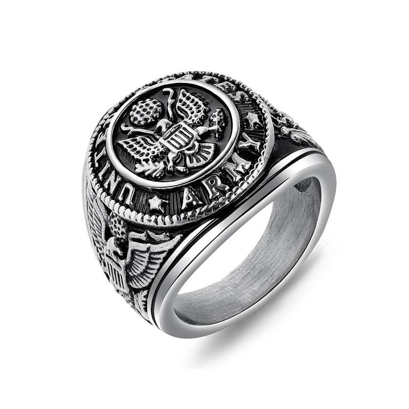 Vintage Marine Nationale signet ring