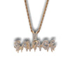 Vintage Bling Bling Rap Necklace
