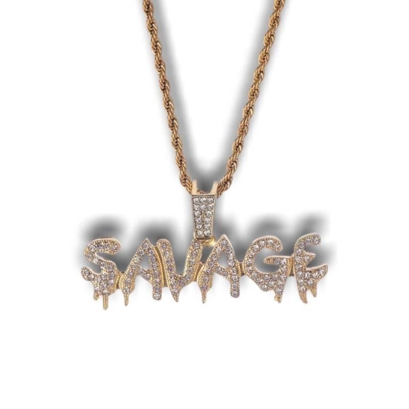 Vintage Bling Bling Rap Necklace