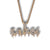 Vintage Bling Bling Rap Necklace