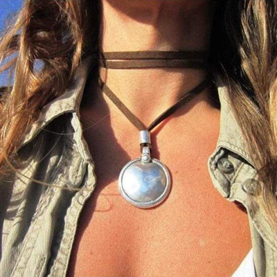 Vintage Hippie Chic Woman Necklace