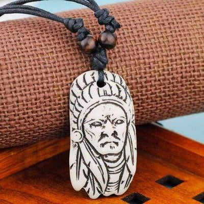 Vintage American Indian Necklace For Men