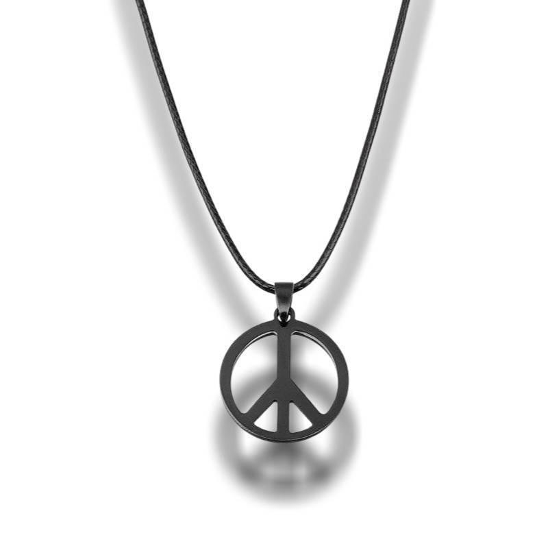 Vintage Peace And Love Necklace