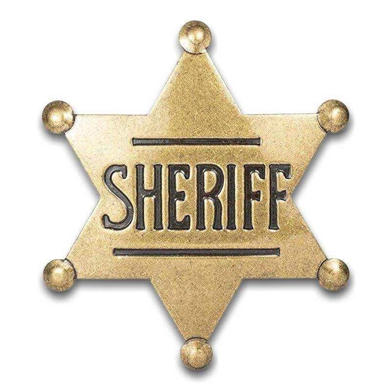 Vintage Cowboy Sheriff Badge