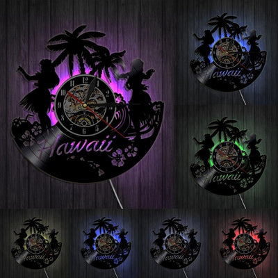 Hawaii Vintage Clock