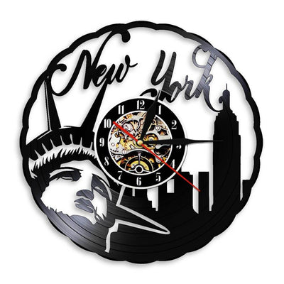 Vintage New York Design Wall Clock