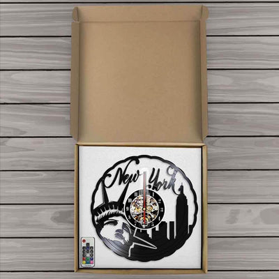 Vintage New York Design Wall Clock