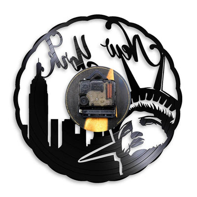 Vintage New York Design Wall Clock