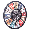 Vintage Route 66 Wall Clock