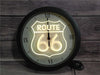 Vintage Neon Route 66 Clock