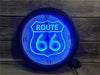 Vintage Neon Route 66 Clock