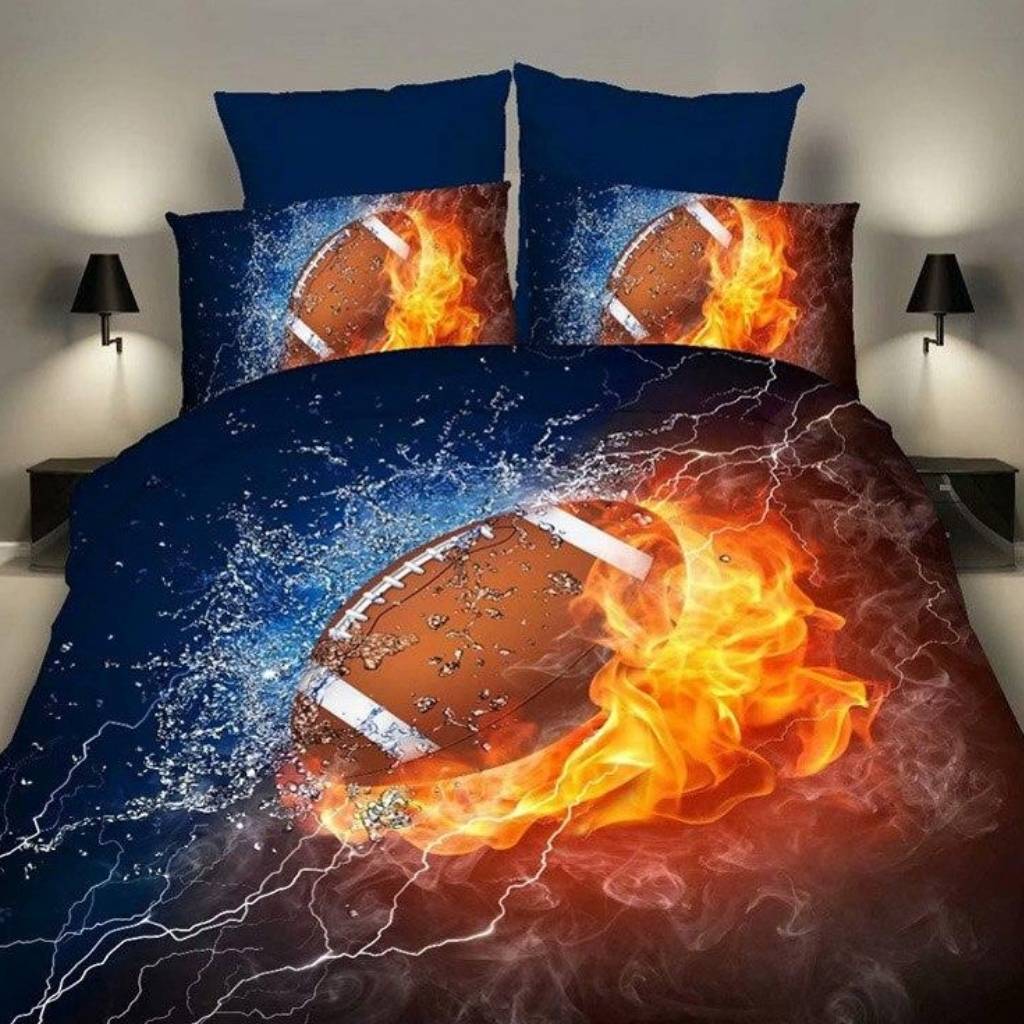 Vintage American Football Duvet Cover