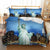 Vintage New York Blue Duvet Cover