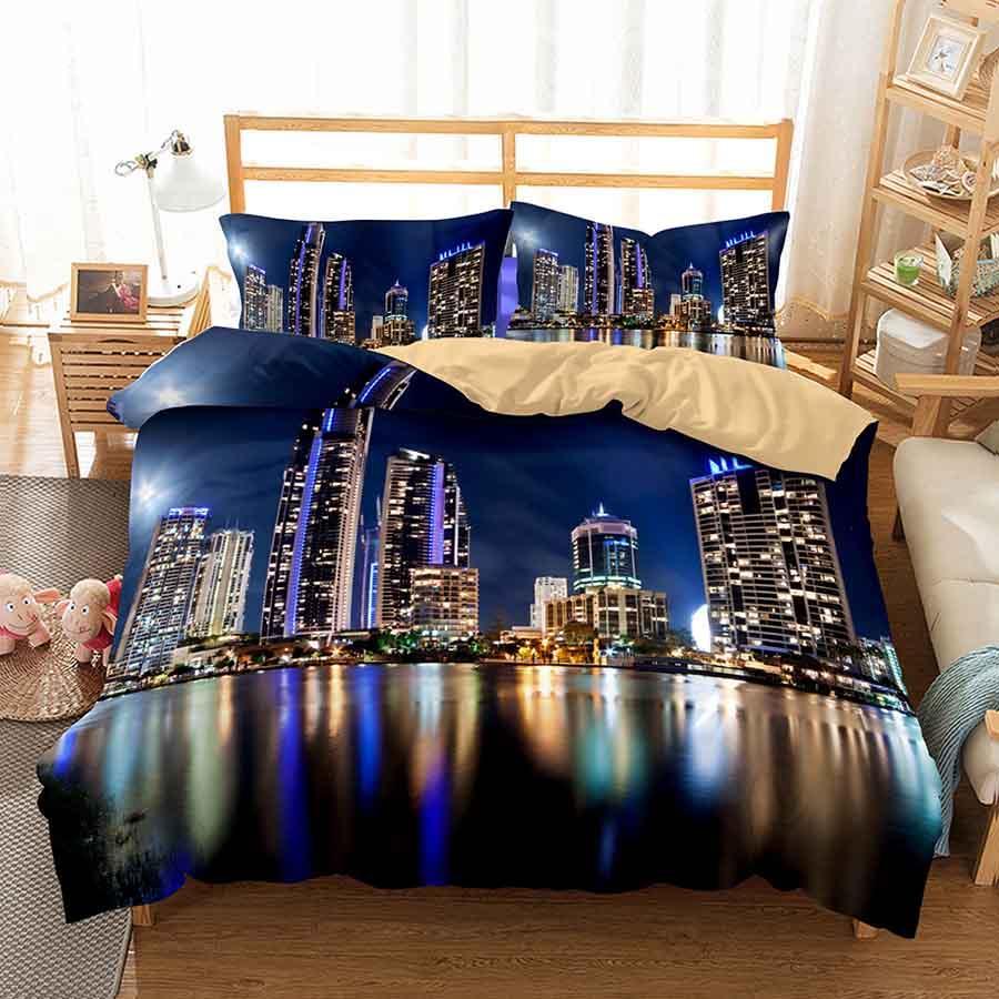 New York Manhattan Duvet Cover