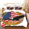 Vintage American Flag Bed Set