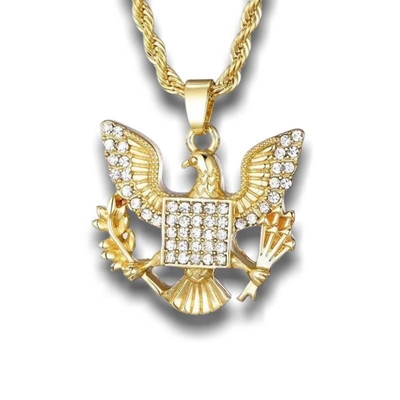 Vintage Gold Eagle Pendant