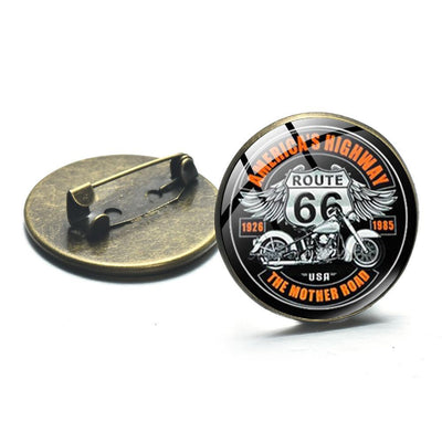 Vintage Route 66 pin