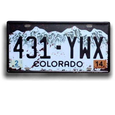 Colorado Vintage Plate