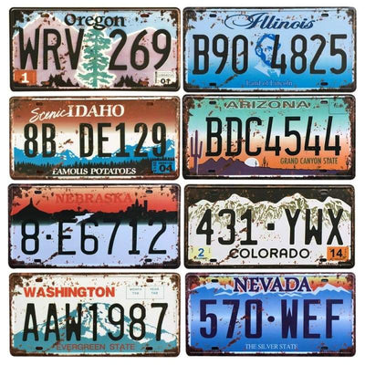 North Dakota Vintage Plate