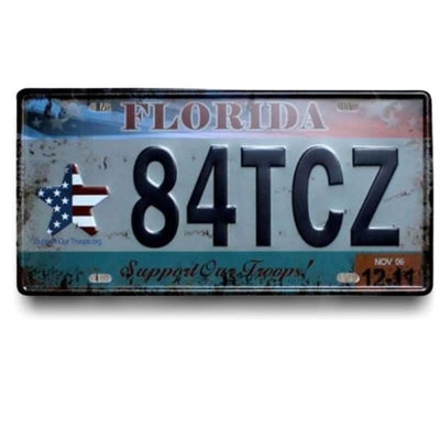 Florida Vintage Plate