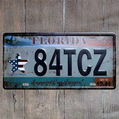 Florida Vintage Plate