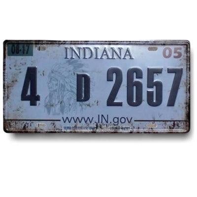 Vintage Indiana Plate