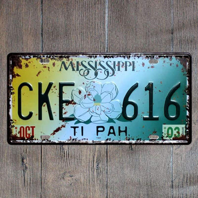 Vintage Mississippi Plate