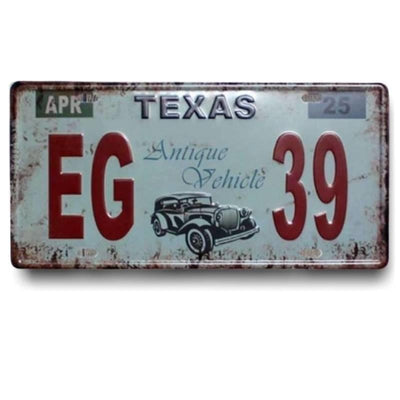 Texas Vintage Plate