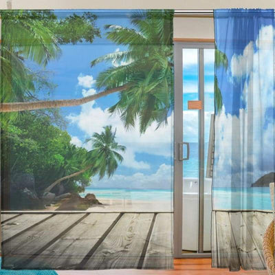 Vintage Hawaii Curtain