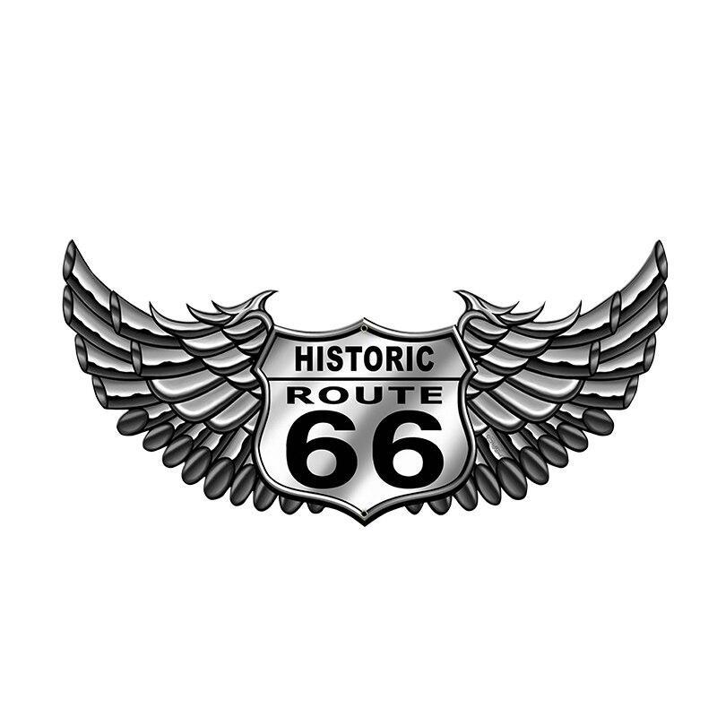 Vintage Route 66 Bumper Stickers