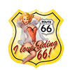 Vintage Route 66 Bumper Stickers