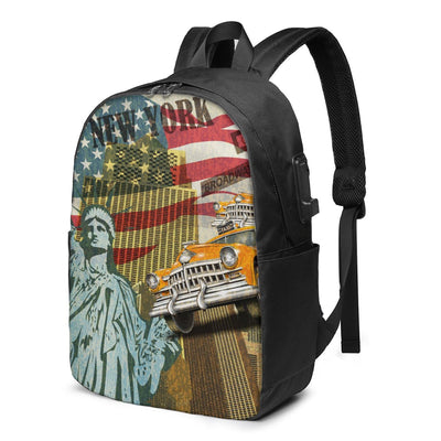 Girl's Vintage New York Backpack