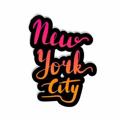 New York 3D Vintage Wall Stickers