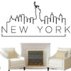 New York Vintage Wall Stickers