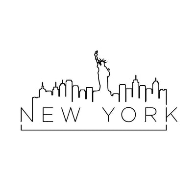 New York Vintage Wall Stickers