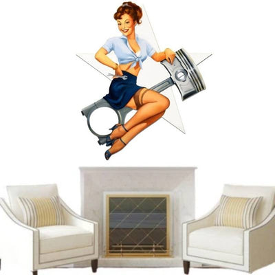 American Pin Up Wall Stickers