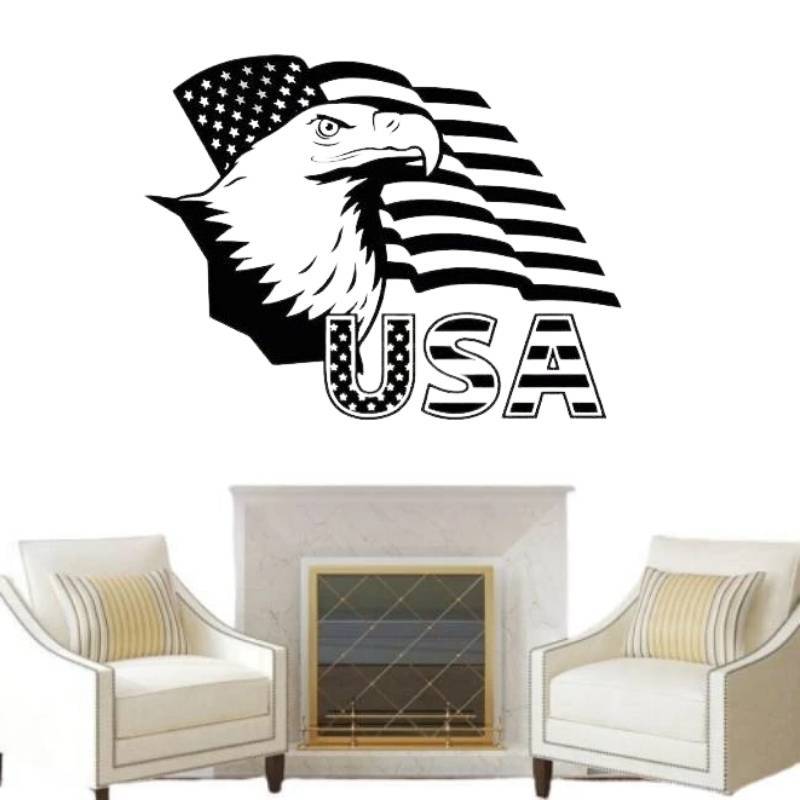 USA Vintage Wall Stickers