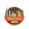 Vintage New York Color Stickers