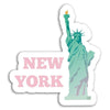 Vintage New York Pink Stickers