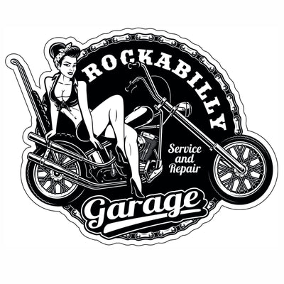 American Pin Up Motorcycle Helmet Stickers