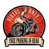 Vintage Pin Up Motorcycle Stickers